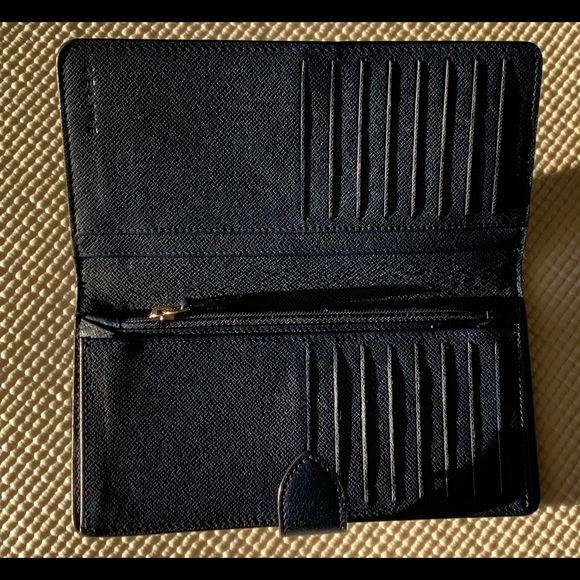 Celine long blue wallet - Picture 4 of 14